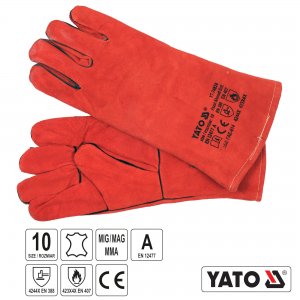 YATO Γάντια ηλεκτροσυγκολλητή | Είδη Προστασίας - Ατομική Προστασία | karaiskostools.gr