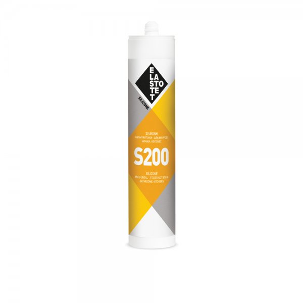 ELASTOTET S200 Σιλικόνη αντιμουχλική - ΛΕΥΚΟ - Χρώμα, 400ML - Συσκευασία | Καθαριστικά - Λιπαντικά| karaiskostools.gr