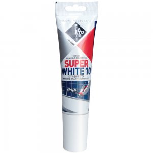 ELASTOTET SUPER WHITE 10 Σιλικόνη Αντιβακτηριδιακή - Αντιμουχλική 80ml - ΔΙΑΦΑΝΟ - Χρώμα | Καθαριστικά - Λιπαντικά| karaiskostools.gr