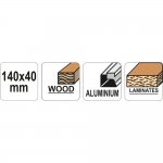 Ράσπα γυψοσανίδας 140Χ40 YT - 61678 | Εργαλεία Διακόσμησης - Εργαλεία Γυψοσανίδας | karaiskostools.gr
