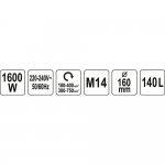 Αναδευτήρας 1600 W YATO YT - 82607 | Ηλεκτρικά Εργαλεία - Αναδευτήρες | karaiskostools.gr
