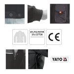 YATO Σακάκι εργασίας - XL - Μέγεθος | Είδη Προστασίας - Ένδυση - Υπόδηση | karaiskostools.gr