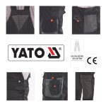 YATO Φόρμα εργασίας με τιράντες - L/XL - Μέγεθος | Είδη Προστασίας - Ένδυση - Υπόδηση | karaiskostools.gr