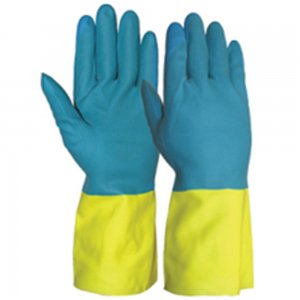 Γάντια LATEX - NEOPRENE δίχρωμα Νο8 | Είδη Προστασίας - Ατομική Προστασία | karaiskostools.gr