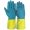 Γάντια LATEX - NEOPRENE δίχρωμα Νο9