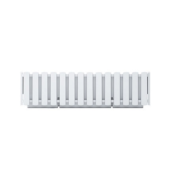 PROSPERPLAST Γλάστρα Boardee Fence Λευκή 58x18x16,2cm DDEF600-S449 | Σπίτι & Κήπος – Διακόσμηση Σπιτιού | karaiskostools.gr