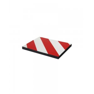 Inox Kiss Αφρώδες προστατευτικό αυτοκόλλητο κόκκινο-λευκό SAF3200RW