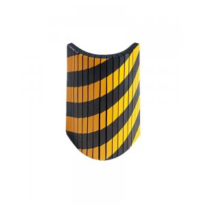 Inox Kiss Αφρώδες προστατευτικό αυτοκόλλητο με εγκοπές κίτρινο-μαύρο SAF3300YB