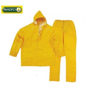 Αδιάβροχα σύνολα “σακάκι-παντελόνι” κίτρινα σειράς 304 PANOPLY