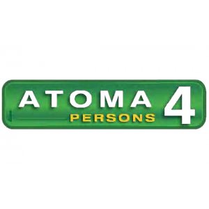 Αυτοκόλλητη πινακίδα πληροφόρησης «ΑΤΟΜΑ 4» Πινακίδες Σήμανσης & Πληροφόρησης