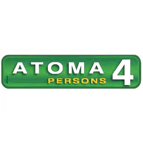 Αυτοκόλλητη πινακίδα πληροφόρησης «ΑΤΟΜΑ 4» Πινακίδες Σήμανσης & Πληροφόρησης