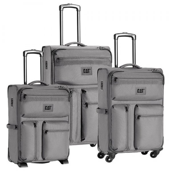 CUBE COMBAT VISIFLASH βαλίτσες 3 pack 50,60,70εκ. 83349 Cat® Bags| Τσάντες - Βαλίτσες | karaiskostools.gr