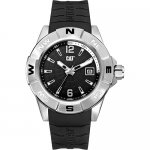 Ρολόι ανδρικό NORTH Black - Black silicone AF.141.21.132 CAT® WATCHES