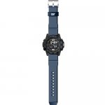 Ρολόι ανδρικό BASECAMP Black/Blue- Blue silicone MC.155.26.136 CAT® WATCHES