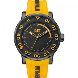 Ρολόι ανδρικό BOLD II Black/Yellow/Black case - Black/Yellow silicone NM.161.27.117 CAT® WATCHES