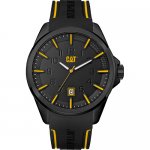 Ρολόι ανδρικό SLATE Black/Yellow - Black silicone NO.161.21.127 CAT® WATCHES | Ρολόγια Cat® Watches | karaiskostools.gr