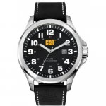 Ρολόι ανδρικό OPERATOR Black - Black leather PU.141.34.111 CAT® WATCHES