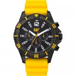 Ρολόι ανδρικό STEER multi Black - Yellow silicone PX.169.27.131 CAT® WATCHES