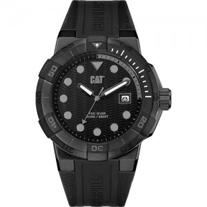 Ρολόι ανδρικό SHOCKDIVER Black - Black silicone SI.161.21.121 CAT® WATCHES | Ρολόγια Cat® Watches | karaiskostools.gr