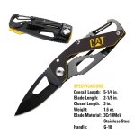 Σουγιάς αναδιπλούμενος (σκελετός) με καραμπίνερ 13,3cm Drop Point #980266 CAT® KNIFES | Πολυεργαλεία - Σουγιάδες - Μαχαίρια - Εργαλεία Χειρός | Εργαλεία  karaiskostools.gr