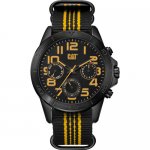 Ρολόι ανδρικό YT Black Yellow MULTI - Black nylon YT.169.61.117 CAT® WATCHES