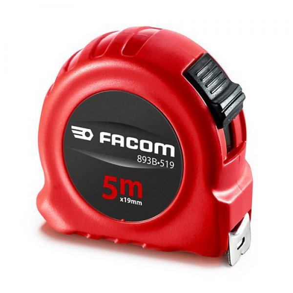 FACOM 893B.519 SHORT TAPE 5M/19MM ABS CASE 2 SIDES