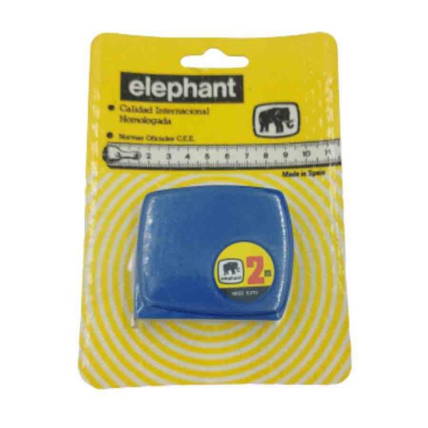 Μέτρο ρολλό 2m μπλέ  5370 ELEPHANT | Εργαλεία Χειρός - Μέτρα - Μετροταινίες | karaiskostools.gr