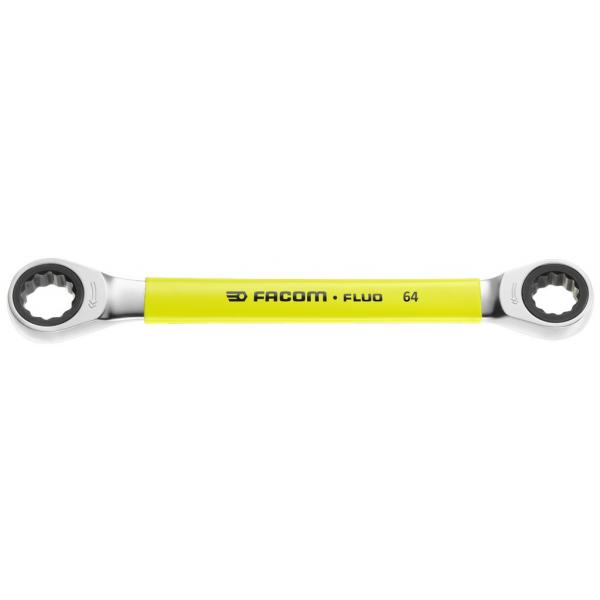FACOM 64.1/2X9/16F RATCH WRENCH RING 1/2X9/16 FLUO