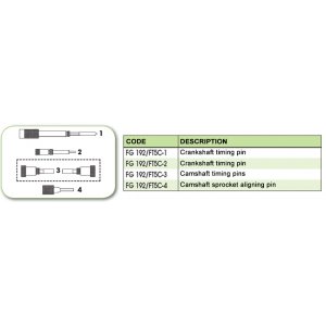 Ανταλλακτικό εργαλείο κασετίνας χρονισμού (FG 192/FT5C) - FG 192/FT5C-1 FASANO Tools