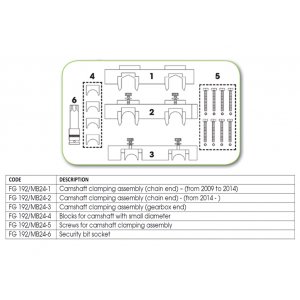 Ανταλλακτικό εργαλείο κασετίνας χρονισμού (FG 192/MB24) - FG 192/MB24-1 FASANO Tools