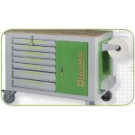 Εργαλειοφόρος 14 συρταριών με ξύλινη επιφάνεια μπλέ FG 160B/14L FASANO Tools |Εργαλειοφόροι τροχήλατοι| karaiskostools.gr
