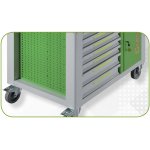 Εργαλειοφόρος 14 συρταριών με ξύλινη επιφάνεια μπλέ FG 160B/14L FASANO Tools |Εργαλειοφόροι τροχήλατοι| karaiskostools.gr