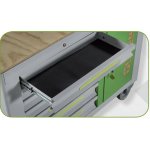 Εργαλειοφόρος 14 συρταριών με ξύλινη επιφάνεια πράσινος FG 160V/14L FASANO Tools |Εργαλειοφόροι τροχήλατοι| karaiskostools.gr