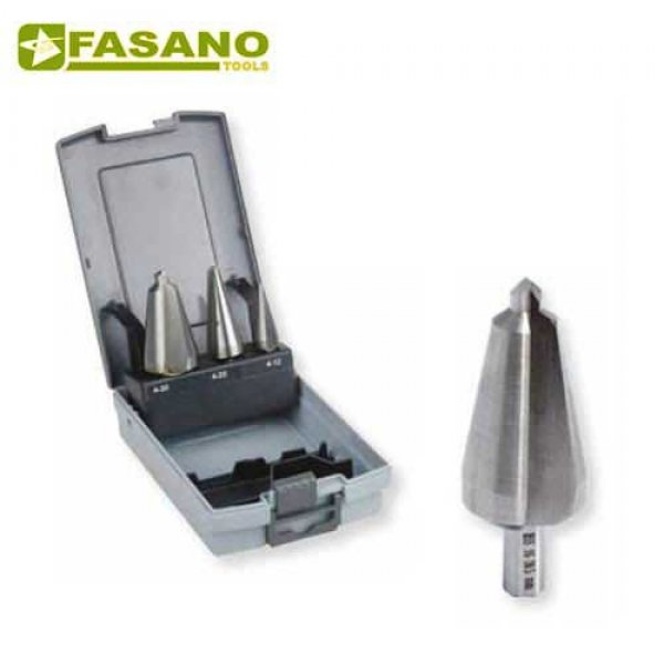 Σετ τρυπάνια κωνικά HSS 3 τεμαχίων 3 - 30,5mm FG 80HSS/S3 FASANO Tools Πριόνισμα - Κοπή
