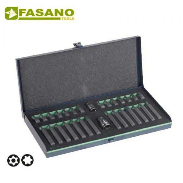 Συλλογή μύτες 10mm torx & αντάπτορες 30 τεμαχίων FG 86/S30 FASANO Tools Κατσαβίδια & Μύτες