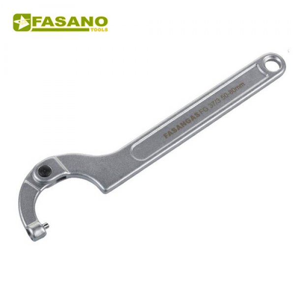 Γαντζόκλειδο ρυθμιζόμενο με στρογγυλή μύτη 120-180mm FG 37/5 FASANO Tools 