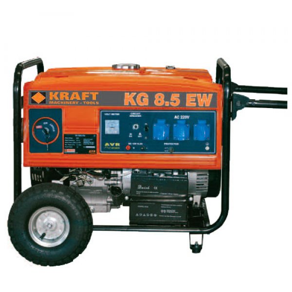 Γεννήτρια βενζίνης 6500 Watt (230V) KG 8.5 EW KRAFT Γεννήτριες